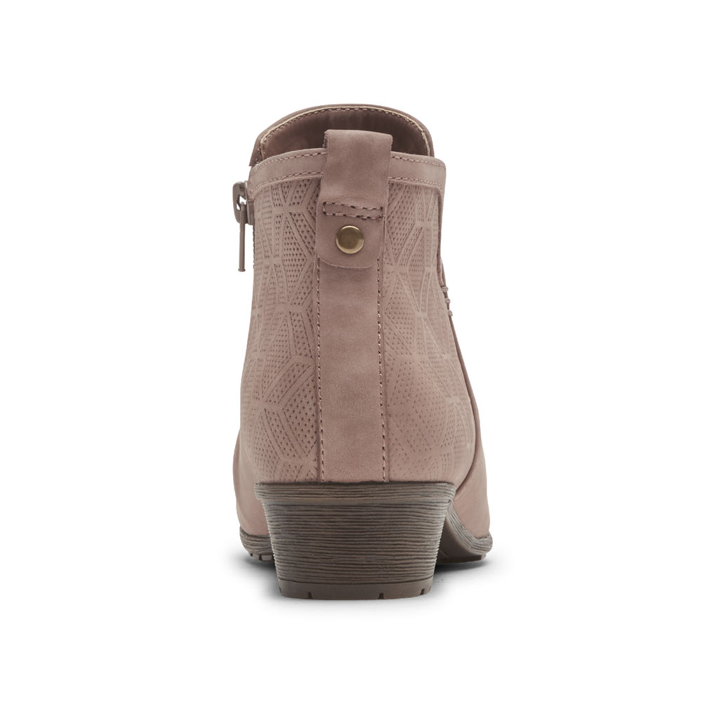 Botas Rockport Mulher Rosa - Cobb Hill Gratasha 2 Panel - 65972DRZX